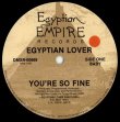 画像1: Egyptian Lover - You're So Fine/E-Rap (Holding It Down)/The Ultimate Scratch II  12"