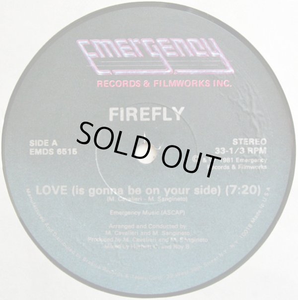 画像1: Firefly - Love (Is Gonna Be On Your Side)/Forget It  12"