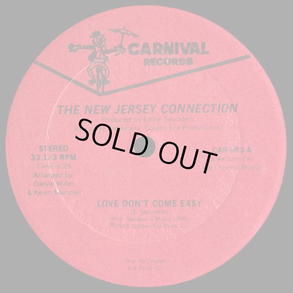 画像1: The New Jersey Connection - Love Don't Come Easy  12" 