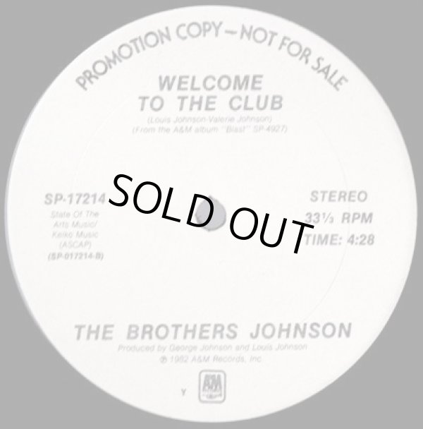 画像2: The Brothers Johnson - Welcome To The Club  12"