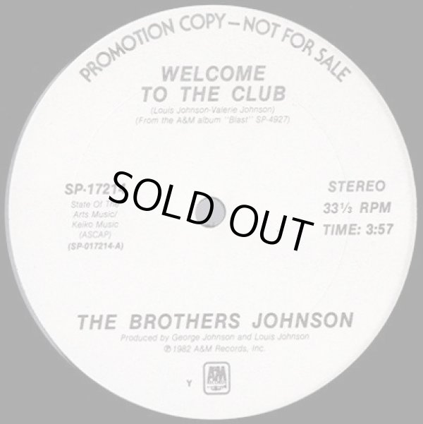 画像1: The Brothers Johnson - Welcome To The Club  12"