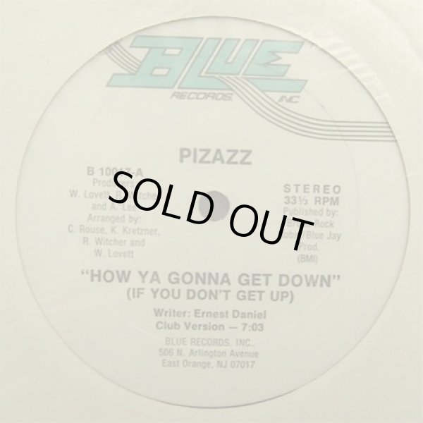 画像1: Pizazz - How Ya Gonna Get Down (If You Don't Get Up)  12"  