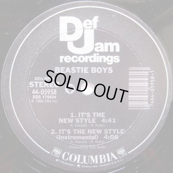 画像1: Beastie Boys - It's The New Style/Paul Revere 12" 