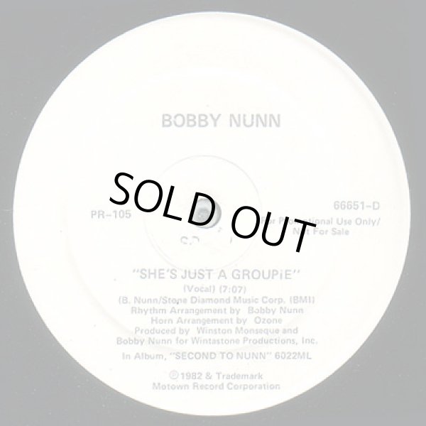 画像1: Bobby Nunn - She's Just A Groupie  12" 