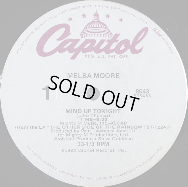 画像1: Melba Moore - Mind Up Tonight  12"