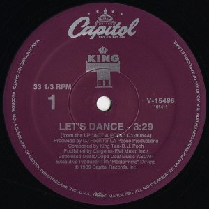 画像: King Tee - Let's Dance/The Coolest  12" 