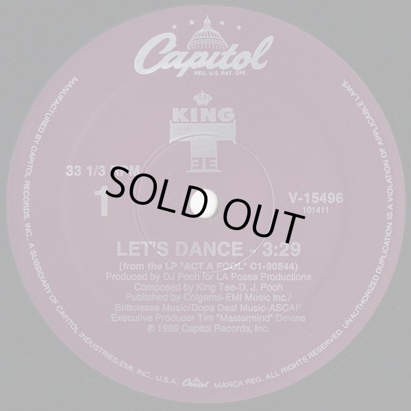 画像1: King Tee - Let's Dance/The Coolest  12" 
