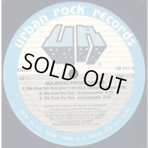 画像: Majestic Productions - We Can Do This (Ain't No Half Steppin) / This Is The Jam  12"
