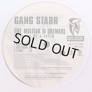 画像: Gang Starr - The Militia II (Remix)/The Militia (Soul Brother Remix) 12"
