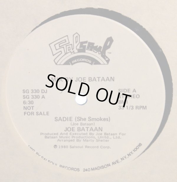 画像1: Joe Bataan (Feat : Jocelyn Brown) - Sadie (She Smokes)  12" 