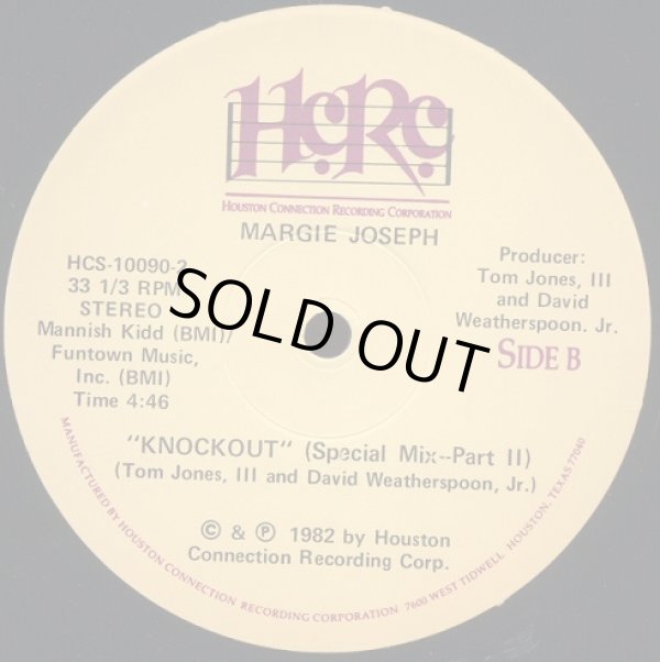 画像2: Margie Joseph - Knockout (Special Mix)  12"