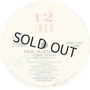 画像: Paul Jackson Jr. - I Came To Play  12"