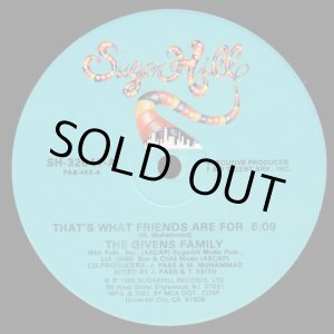 画像: The Givens Family - That's What Friends Are For  12" 