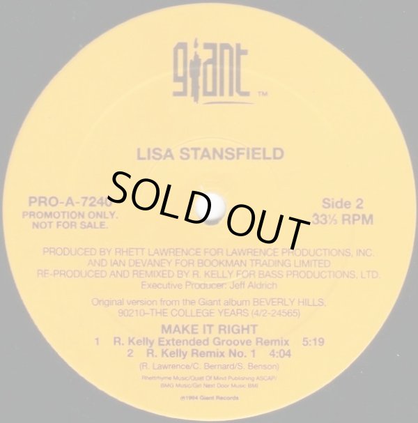 画像2: Lisa Stansfield - Make It Right  12"