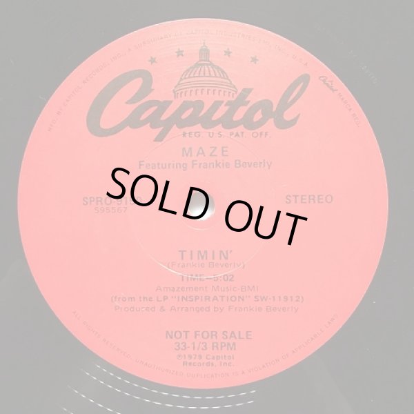 画像1: Maze Featuring Frankie Beverly - Timin'  12"