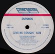 画像1: Shannon - Give Me Tonight 12"