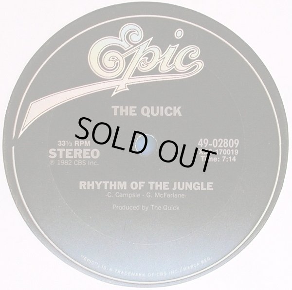 画像1: The Quick - Rhythm Of The Jungle/To Prove My Love  12"