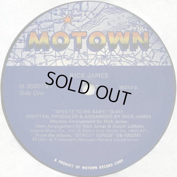 画像1: Rick James - Give It To Me Baby  12"