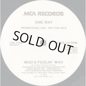 画像: One Way - Who's Foolin' Who 12"