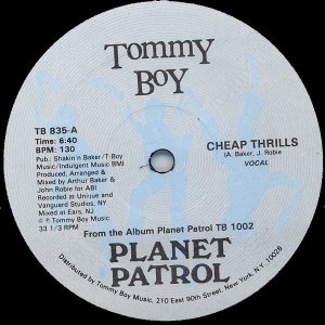 画像: Planet Patrol - Cheap Thrills  12" 
