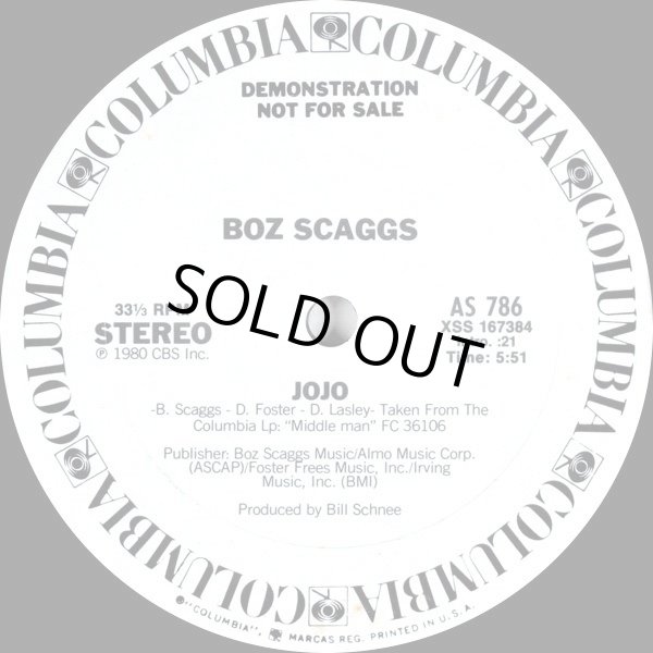 画像1: Boz Scaggs - Jojo  12" 