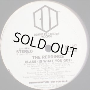 画像: The Reddings - Class (Is What You Got)  12"