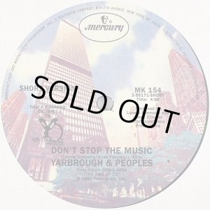 画像: Yarbrough & Peoples - Don't Stop The Music (Short/Long) 12"