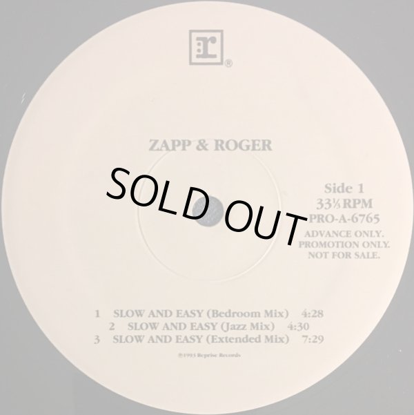 画像1: Zapp & Roger - Slow And Easy (Remixes！)  12"