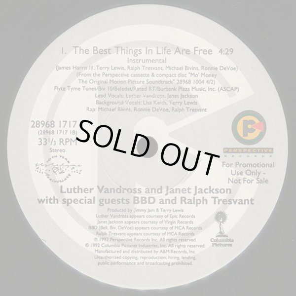 画像3: Luther + Janet + BBD + Ralph Tresvant - The Best Things In Life Are Free  12"