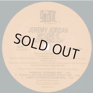 画像: Jeremy Jordan - My Love Is Good Enough 12"
