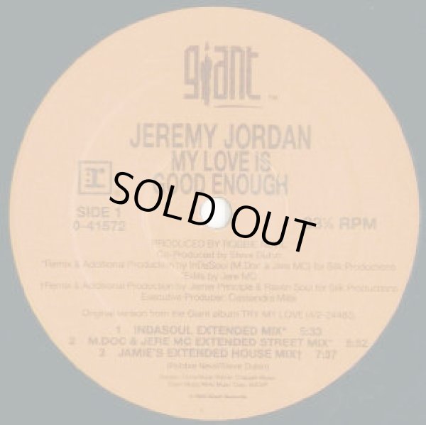 画像1: Jeremy Jordan - My Love Is Good Enough 12"