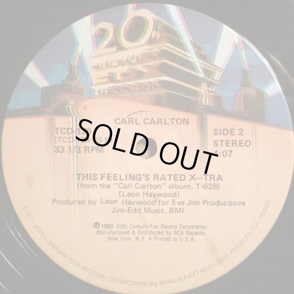 画像2: Carl Carlton - She's A Bad Mama Jama/This Feeling's Rated X-Tra  12"