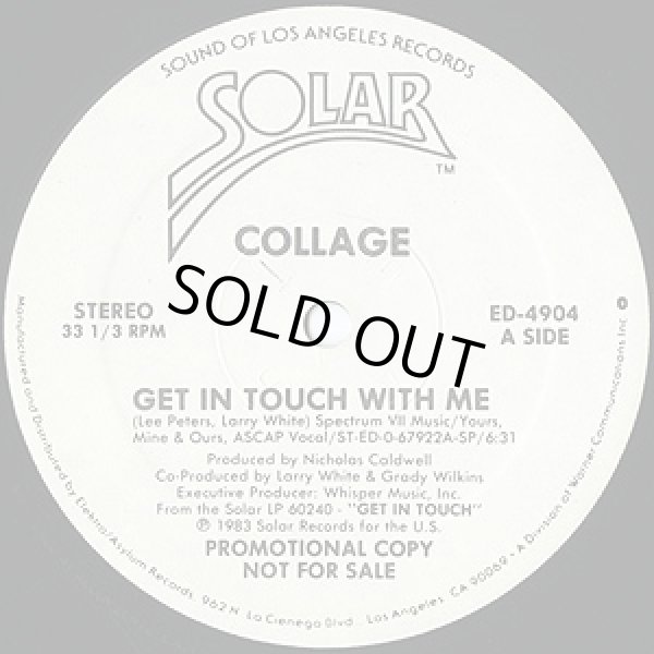 画像1: Collage - Get In Touch With Me  12"