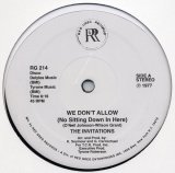 画像: The Invitations - We Don't Allow (No Sitting Down In Here)/Funky Road  12"