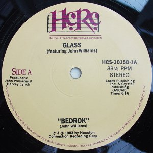 画像: Glass featuring John Williams - Bedrok/You Are The One 12"