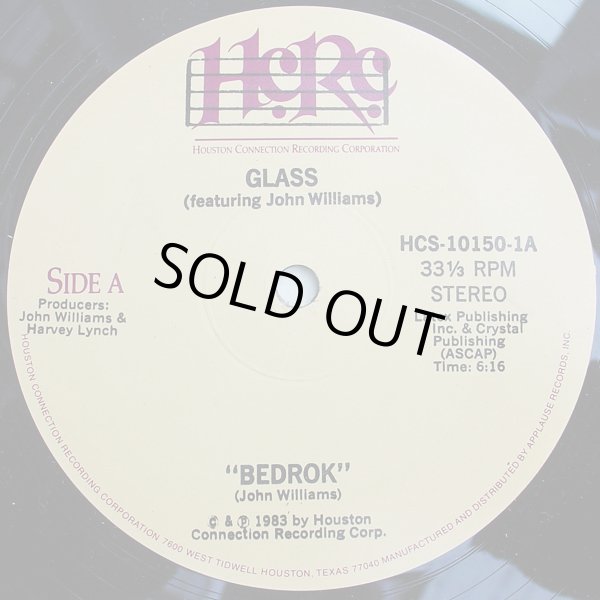 画像1: Glass featuring John Williams - Bedrok/You Are The One 12" 