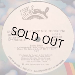 画像: Gaz - Sing Sing/The Good, The Bad And The Ugly  12"