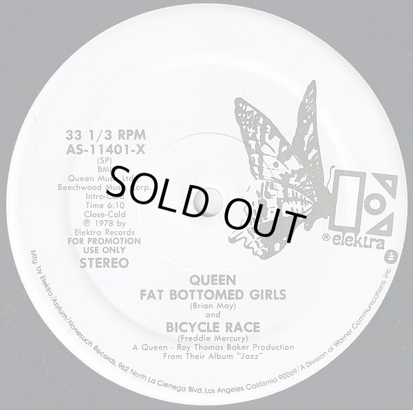 画像1: Queen - Fat Bottomed/Bicycle Race  12" 