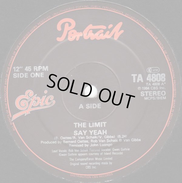 画像1: The Limit - Say Yeah (Featuring Gwen Guthrie)/Destiny 12"