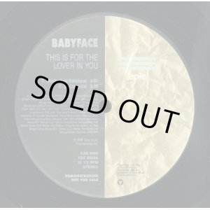 画像: Babyface feat LL Cool J & Shalamar - This Is For The Lover In You (LL Radio/Inst/Babyface Radio/Acappella)  12"
