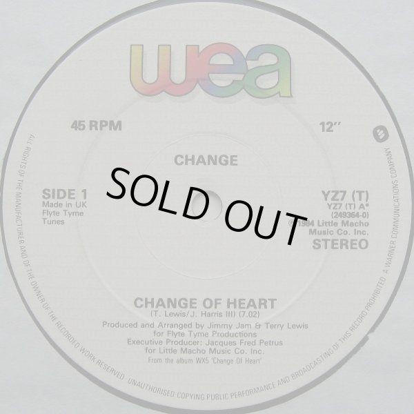 画像1: Change - Change Of Heart/Searching/A Lover's Holiday  12"