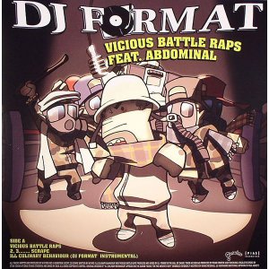 画像: DJ Format Feat. Abdominal - Vicious Battle Raps/2, 3...Scrape/Ill Culinary Behaviour (Remixes) 12"
