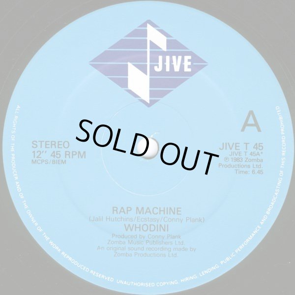 画像1: Whodini - Rap Machine  12"