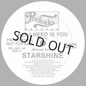 画像: Starshine - All I Need Is You  12"