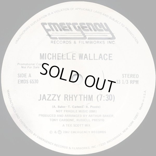 画像1: Michelle Wallace - Jazzy Rhythm/Rhythm  12"