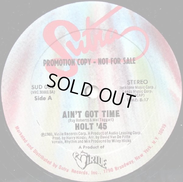 画像1: Holt '45 - Ain't Got Time/Hot Love  12"