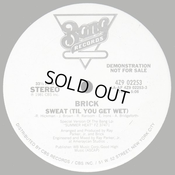 画像1: Brick - Sweat (Til You Get Wet) 12"