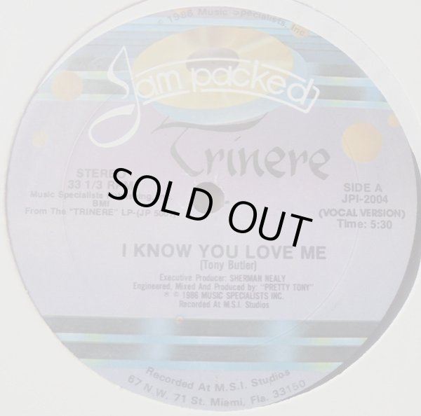 画像1: Trinere - I Know You Love Me 12"