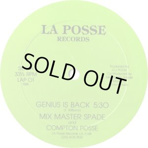 画像: Mix Master Spade and Compton Posse - Genius Is Back 12"