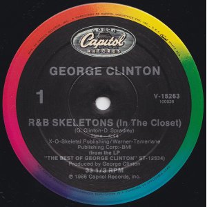 画像: George Clinton - R&B Skeletons/Nubian Nut 12"